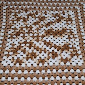 large crochet pet blanket